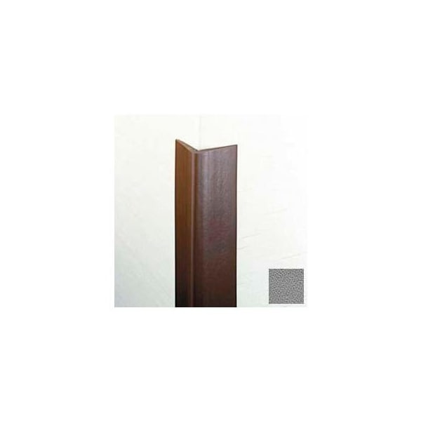 Pawling Flexible Vinyl Corner Guard, 1-3/4" Wings, 1/4" Radius, 4'H, Gray, Heavy Duty Flexible Vinyl CG-9-4-5 - main